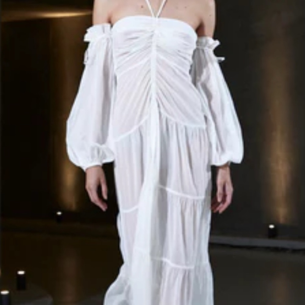 Sleeping with Jacques Brontë Dress (WHITE)